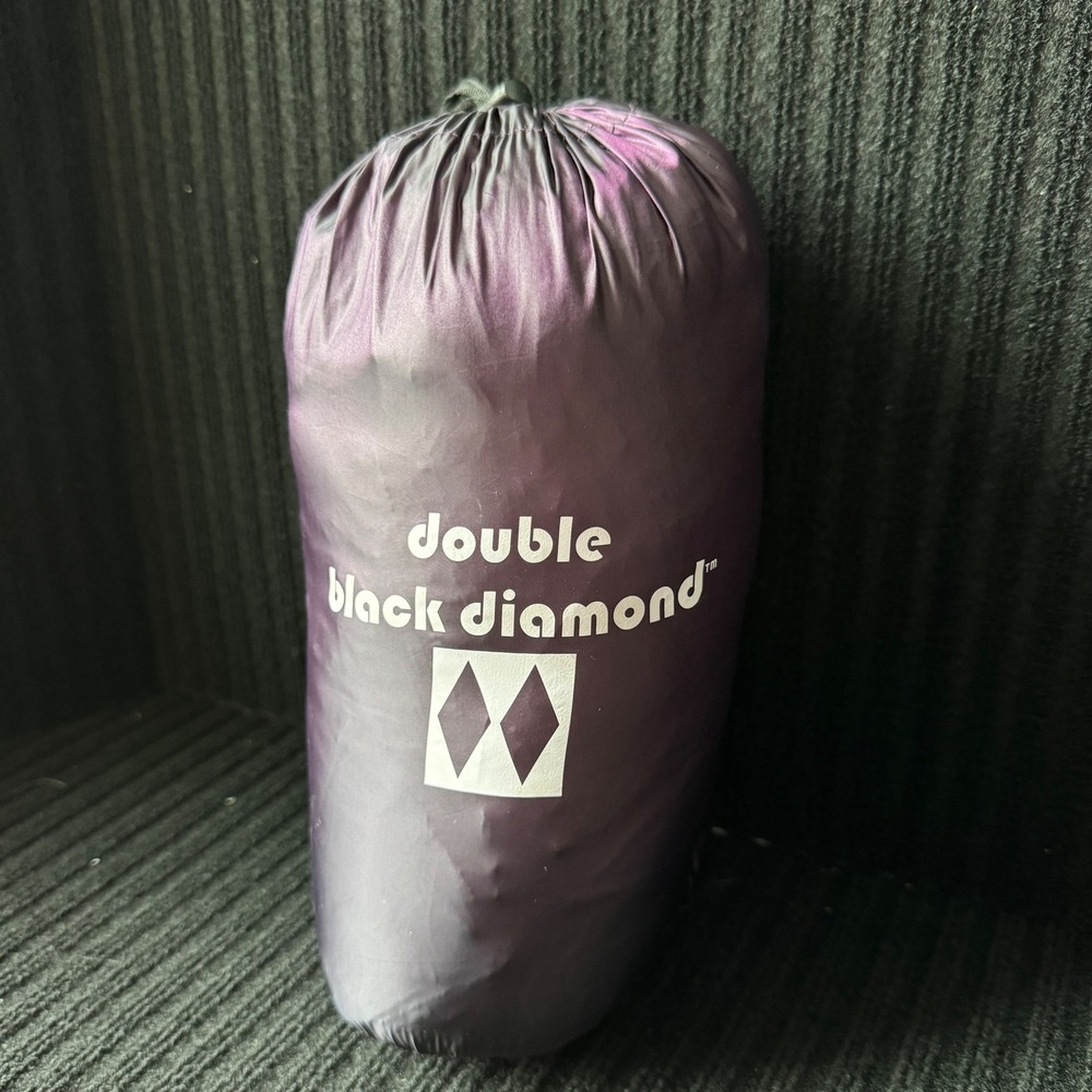 Double Black Diamond Packable Down Throw Blanket 60x70 Purple Blue Ridge Home